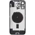 Back Glass With Steel Plate With MagSafe Magnet Pre-Installed Compatible For iPhone 16 Pro Max (Service Pack) (Black Titanium) 
