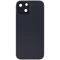Back Glass With Steel Plate With MagSafe Magnet Pre-Installed Compatible For iPhone 15 (Service Pack) (Black)