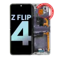 Inner OLED Assembly With Frame Compatible For Samsung Galaxy Z Flip 4 5G (US & International) (Service Pack) (Bora Purple)