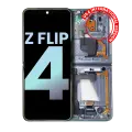 Inner OLED Assembly With Frame Compatible For Samsung Galaxy Z Flip 4 5G (US & International) (Service Pack) (Blue)
