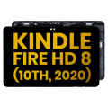 LCD Assembly With Frame Compatible For Amazon Kindle Fire HD 8 (10th Gen, 2020) (Refurbished) (All Colors)