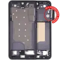 Mid-Frame Housing Compatible For Samsung Galaxy S25 5G (US & International Version) (Blue Black)
