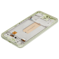 OLED Assembly With Frame Compatible For Samsung Galaxy A54 5G (A546 / 2023) (US & International Version) (Refurbished) (Lime)