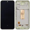 OLED Assembly With Frame Compatible For Samsung Galaxy A54 5G (A546 / 2023) (US & International Version) (Refurbished) (Lime)