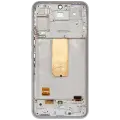 OLED Assembly With Frame Compatible For Samsung Galaxy A54 5G (A546 / 2023) (US & International Version) (Refurbished) (White)