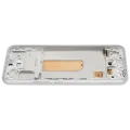 OLED Assembly With Frame Compatible For Samsung Galaxy A54 5G (A546 / 2023) (US & International Version) (Refurbished) (White)