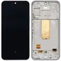 OLED Assembly With Frame Compatible For Samsung Galaxy A54 5G (A546 / 2023) (US & International Version) (Refurbished) (White)