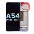 OLED Assembly With Frame Compatible For Samsung Galaxy A54 5G (A546 / 2023) (US & International Version) (Service Pack) (Violet)