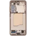 OLED Assembly With Frame Compatible For Samsung Galaxy S25 5G  (US & International Version) (Refurbished) (Pink Gold)