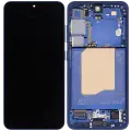 OLED Assembly With Frame Compatible For Samsung Galaxy S25 5G (US & International) (Refurbished) (Navy)