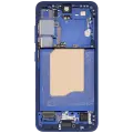 OLED Assembly With Frame Compatible For Samsung Galaxy S25 5G (US & International) (Refurbished) (Navy)