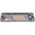 OLED Assembly With Frame Compatible For Samsung Galaxy S25 5G (US & International) (Refurbished) (Silver Shadow)