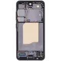 OLED Assembly With Frame Compatible For Samsung Galaxy S25 5G (US & International) (Refurbished) (Blue Black)