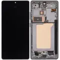 OLED Assembly With Frame Compatible For Samsung Galaxy S25 Ultra 5G (Refurbished) (US & International) (Titanium Jet Black)