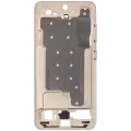 Mid-Frame Housing Compatible For Samsung Galaxy S25 5G (US & International Version) (Pink Gold)