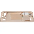 Mid-Frame Housing Compatible For Samsung Galaxy S25 5G (US & International Version) (Pink Gold)
