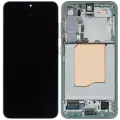 OLED Assembly With Frame Compatible For Samsung Galaxy S25 5G (US & International) (Service Pack) (Mint)