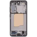 OLED Assembly With Frame Compatible For Samsung Galaxy S25 5G (US & International) (Service Pack) (Silver Shadow)