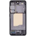 OLED Assembly With Frame Compatible For Samsung Galaxy S25 5G (US & International) (Service Pack) (Blue Black)