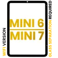 Front Glass Compatible For iPad Mini 6 / Mini 7 (Glass Separation Required) (Wifi Version) (Premium) (All Colors)