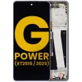 LCD Assembly With Frame Compatible For Motorola Moto G Power 5G (XT2515 / 2025) (Refurbished) (Slate Gray)