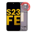 OLED Assembly With Frame Compatible For Samsung Galaxy S23 FE 5G (US & International Version) (Refurbished) (Graphite)
