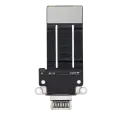 Charging Port Flex Cable Compatible For iPad Pro 11" 3rd Gen (2021) / Pro 11" 4th Gen (2022) / iPad Pro 12.9" 5th Gen (2021) / Pro 12.9" 6th Gen (2022) (Silver) (Premium)