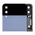 Outer OLED Assembly Compatible For Samsung Galaxy Z Flip 4 5G (US & International) (Refurbished) (Blue)