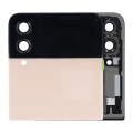 Outer OLED Assembly Compatible For Samsung Galaxy Z Flip 4 5G (US & International) (Service Pack) (Pink Gold)