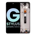 LCD Assembly With Frame Compatible For Motorola Moto G Stylus 5G (XT2315 / 2023) (Genuine OEM) (Cosmic Black)