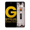 LCD Assembly With Frame Compatible For Motorola Moto G Stylus 5G (XT2315 / 2023) (Refurbished) (Cosmic Black)