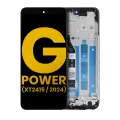 LCD Assembly With Frame Compatible For Motorola Moto G Power 5G (XT2415 / 2024) (Refurbished) (All Colors)