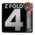 Inner OLED Assembly With Frame Compatible For Samsung Galaxy Z Fold 4 5G (US & International) (Used OEM Pull: Grade B/C) (Phantom Black)