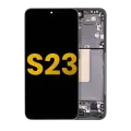 OLED Assembly With Frame Compatible For Samsung Galaxy S23 5G (US & International) (Refurbished) (Green)