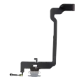 Charging Port Flex Cable Compatible For iPhone XS (Aftermarket) (Silver)