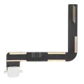 Charging Port Flex Cable Compatible For iPad Air 1 / iPad 5 (2017) / iPad 6 (2018) (Soldering Required) (Aftermarket Plus) (White)