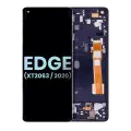 OLED Assembly With Frame Compatible For Motorola Edge 5G (XT2063 / 2020) (Genuine OEM) (Midnight Magenta)