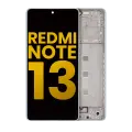 OLED Assembly With Frame Compatible For Xiaomi Redmi Note 13 5G (Refurbished) (White)