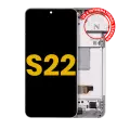 OLED Assembly With Frame Compatible For Samsung Galaxy S22 5G (US & International Version) (Refurbished) (White)