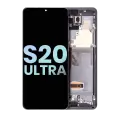 OLED Assembly With Frame Compatible For Samsung Galaxy S20 Ultra 5G (Service Pack) (Cosmic Gray)
