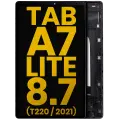 LCD Assembly With Frame Compatible For Samsung Galaxy Tab A7 Lite 8.7" (2021) (T220) (WiFi Version) (Refurbished) (Black)