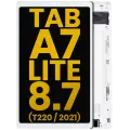 LCD Assembly With Frame Compatible For Samsung Galaxy Tab A7 Lite 8.7" (2021) (T220) (WiFi Version) (Refurbished) (White)