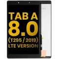 LCD Assembly Without Frame Compatible For Samsung Galaxy Tab A 8.0" (2019) (T295) (LTE Version) (Refurbished) (Black)