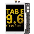 LCD Assembly With Frame Compatible For Samsung Galaxy Tab E 9.6" (T560 / T561) (Refurbished) (White)