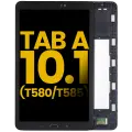 LCD Assembly With Frame Compatible For Samsung Tab A (10.1" / 2016) (T580 / T585) (Refurbished) (Black)