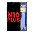 OLED Assembly With Frame Compatible For Samsung Galaxy Note 10 Plus / 5G (Aftermarket Plus) (Blue)