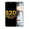 OLED Assembly With Frame Compatible For Samsung Galaxy S20 4G / 5G (Non-Verizon 5G UW Frame) (Refurbished) (Cloud Blue)