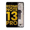 OLED Assembly With Frame Compatible For Xiaomi Redmi Note 13 Pro 5G (Refurbished) (Black)