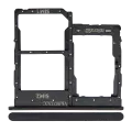 Dual Sim Card Tray Compatible For Samsung Galaxy A01 Core (A013 / 2020) (Black)