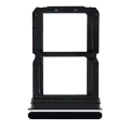 Dual Sim Card Tray Compatible For OnePlus 6T (A6010 / A6013) (Mirror Black)